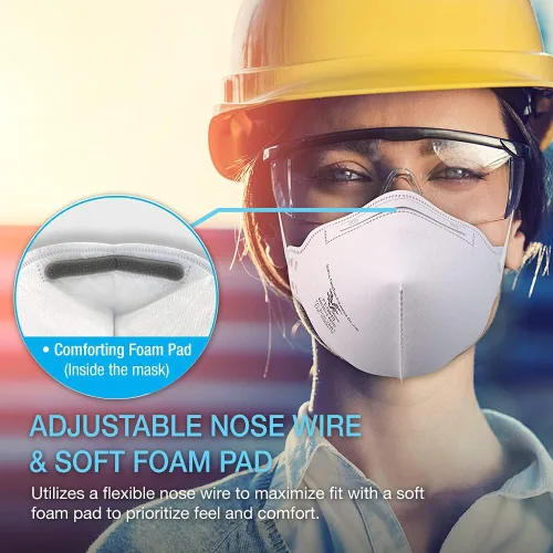 Miniatura 2 de FANGTIAN Mascarilla N95 con certificación NIOSH para respiradores de partículas (paquete de 10, modelo FT-N040 / número de aprobación TC-84A-7861)
