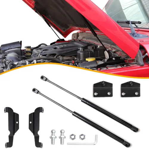 Miniatura 10 de Kit de asistencia de soporte de elevación de puntales de capó RERPRO compatible con Jeep Wrangler JK Unlimited 2/4 puertas 2007-2018 Accesorios