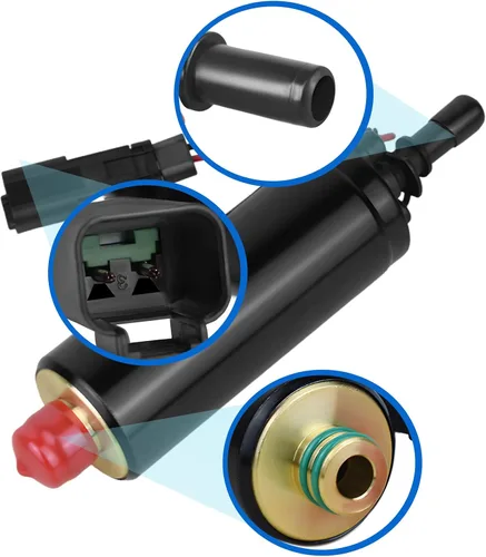 Miniatura 6 de Bomba de combustible para Johnson Evinrude fueraborda OMC 75-175 HP BRP reemplaza 439347 0439347 5004428 5000800 separador de vapor