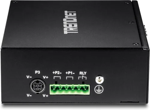 Miniatura 13 de TRENDnet Conmutador industrial Gigabit PoE+ de 10 puertos, 8 puertos Gigabit PoE+, Montaje en carril DIN, 2 ranuras SFP, Presupuesto de alimentación