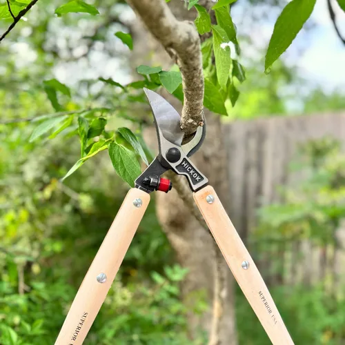 Miniatura 8 de Hickok Podadora de Árboles de Servicio Pesado – Cortador de Ramas de Árboles de 30" de Largo Alcance con Mangos de Madera de Hickory Herramienta