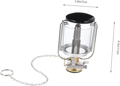 Miniatura 2 de Abaodam Tienda portátil linterna de gas lámpara de camping al aire libre luz de calefacción de propano para emergencia patio jardín barbacoa lectura