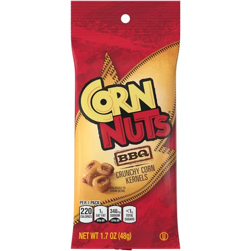 Miniatura 4 de CORN NUTS Granos de maíz con sabor a barbacoa, aperitivos de maíz crujientes, caja de aperitivos, paquetes variados para adultos, 1.7 onzas