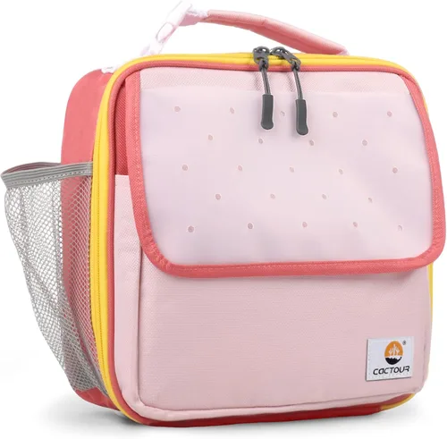 Miniatura 32 de CaCTOUR Lonchera para Niños, 2 Paquetes Bolsa de Almuerzo Aislada para Niñas y Niños, Bolsa Suave Mini Enfriador Regreso a la Escuela Bolsa