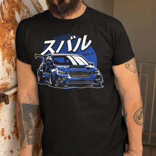 Miniatura 44 de Subie Generation Cars - Camiseta de manga corta para adultos, mecánico japonés de carreras, regalo para amantes de los automóviles, entusiastas