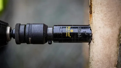 Miniatura 3 de Starrett Sierra perforadora con punta de carburo con acabado de superficie de alta calidad, ideal para madera, PVC y fibra de vidrio, 3 dientes por