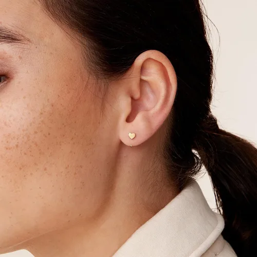 Miniatura 2 de PAVOI Aretes de aro de plata de ley 925, hipoalergénicos, minimalistas, para cartílago