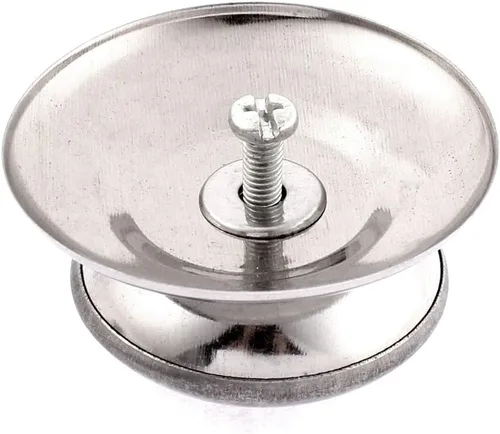Miniatura 2 de uxcell Cubierta de olla de cocina de acero inoxidable, mango de perilla de tapa de 2.244 in x 1.772 in