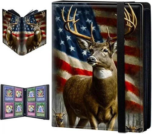 Miniatura 20 de Carpeta de tarjetas intercambiables, 4 bolsillos para tarjetas intercambiables, soporte para tarjetas de intercambio de tarjetas, bolsillos de doble