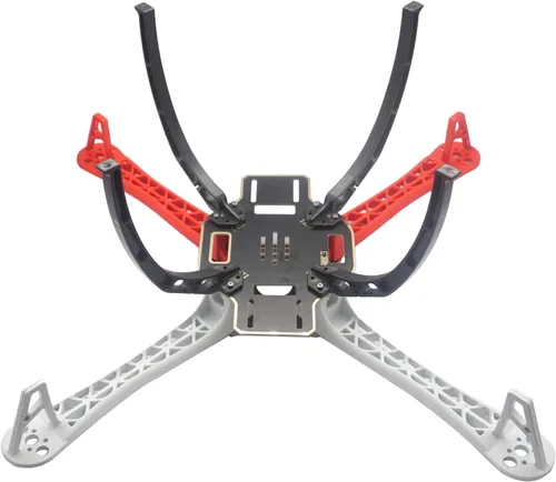 Miniatura 2 de Share Goo F450 4-Axis Multi Rotor Airframe 17.717 in Drone Frame Airframe Airframe FrameWheel con aterrizaje Skid Gear para RC Quadcopter Kits