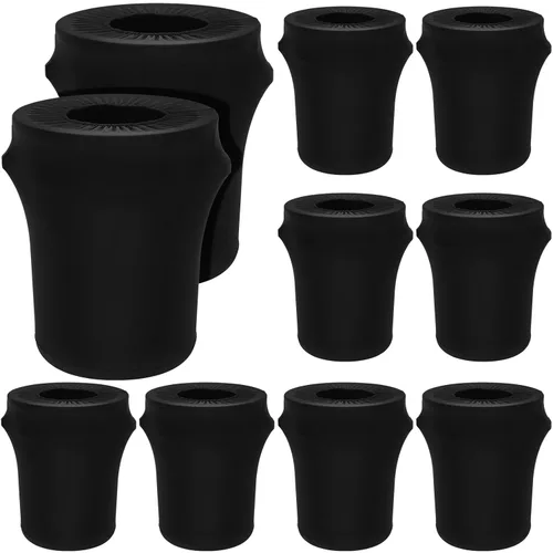 Miniatura 8 de Tanlade 2 piezas de 32 galones de elastano para basureros elásticos de 32 galones, cubiertas de elastano para cubos de basura para interiores