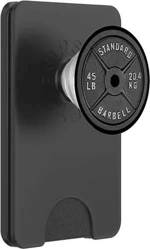 Miniatura 7 de Placa de levantamiento de pesas para gimnasio, pesas para culturismo, PopSockets estándar PopGrip