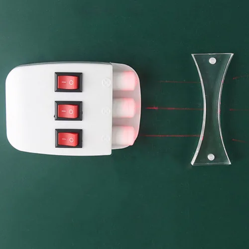 Miniatura 5 de Fuente de luz semiconductora de tres vías para experimento de óptica física de laboratorio, ideal para enseñanza e investigación, ligero y portátil