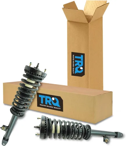 Miniatura 180 de TRQ Conjunto de Amortiguador y Resorte Delantero Cargado con Resorte Helicoidal Pre-ensamblado Compatible con Jeep Cherokee Limited AWD 14-22 Sin
