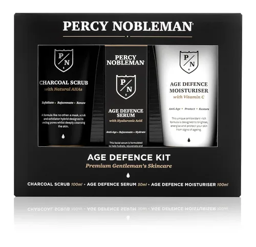 Miniatura 14 de Percy Nobleman Kit de aseo para barba: juego de regalo con aceite perfumado para barba (1.7 onzas líquidas), lavado de barba (1.7 onzas líquidas)