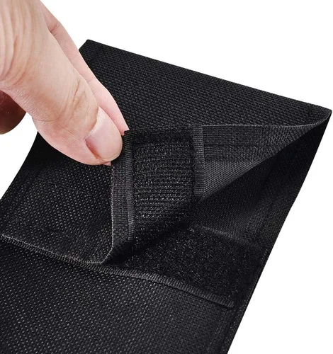 Miniatura 3 de Estuche de transporte para taco de billar negro, 32 pulgadas de largo, bolsa de almacenamiento para taco de billar