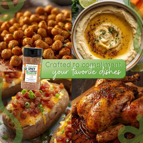 Miniatura 3 de FreshJax - Mezclas gourmet de especias orgánicas Zero-sodium smoky dry rub for chicken, burgers, and vegetables to easily add a bold, fiery flavor