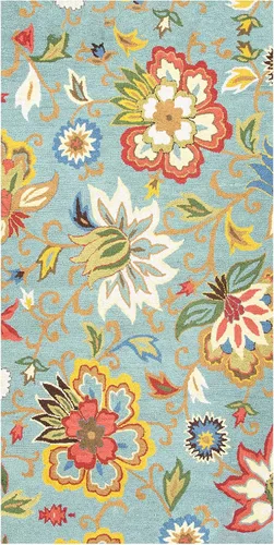 Miniatura 65 de Lahome - Tapete floral con estampado de cachemira, lavable, antideslizante, pequeño, anti-manchas, suave, para baño, entrada, dormitorio, Negro