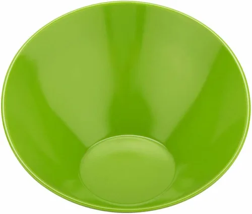 Miniatura 23 de G.E.T. B-792-W - Cuenco en ángulo para servir en cascada para ensaladas, arroz y postre, 24 onzas / 9.25 pulgadas, color blanco