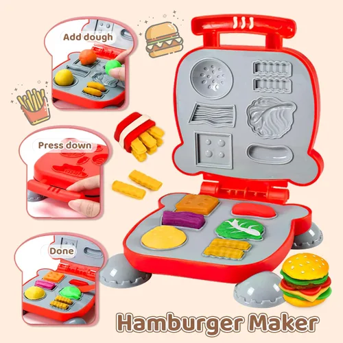 Miniatura 4 de Aprilwolf 75 PCS Juegos de Masa 4 en 1 para Niños de 3-4-8 Años, Kit de Herramientas de Masa para Manualidades de Arte, Juego de Helados Máquina