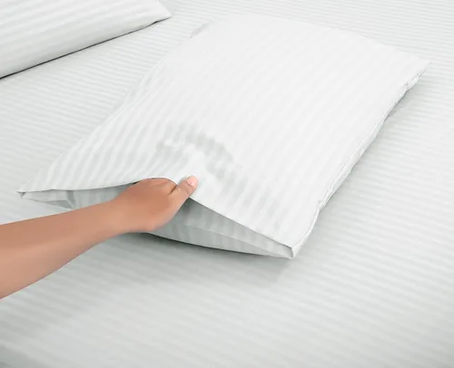 Miniatura 4 de ROYALE LINENS Juego de sábanas de 3 piezas individual XL, microfibra suave cepillada de 1800, 1 sábana bajera, 1 sábana encimera, 1 funda de Rayas