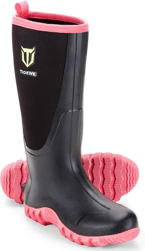 TIDEWE botas de goma para hombre, para todas las temporadas, impermeables, con cambrellón de acero, neopreno de 1564pulgadas, duraderas, para cazar,
