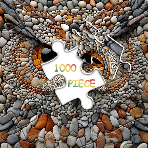 Miniatura 8 de PICKFORU Rompecabezas de búho para adultos de 1000 piezas, rompecabezas de pájaro de piedra duro, rompecabezas único, difícil e imposible