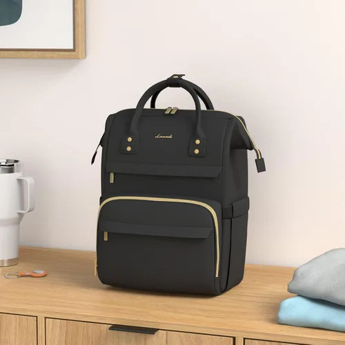 Miniatura 2 de LOVEVOOK Mochila para laptop para mujer, mochila profesional de 17 pulgadas para mujer, mochila de viaje para computadora, laptop, mochila