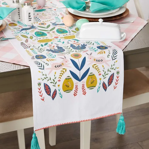 Miniatura 8 de DII Pascua Folk Garden Cocina Textiles