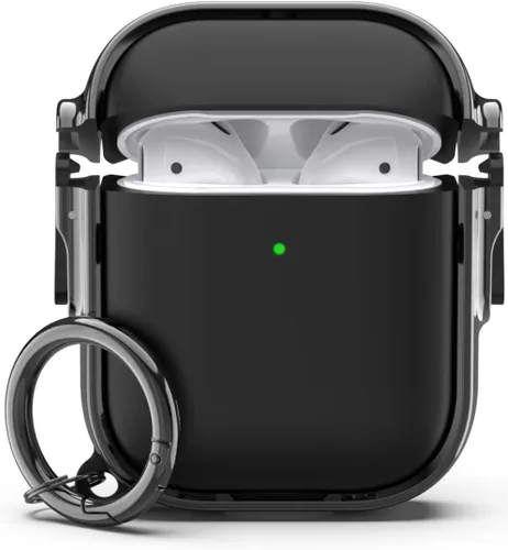 Miniatura 11 de Funda para AirPods 3, Funda Protectora de Cuerpo Completo de Material Híbrido con Cierre Seguro (Rosado Dorado + Verde)