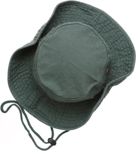 Miniatura 4 de Sombrero de cubeta para verano, para exteriores, para pescar, de safari, de caza, con correa ajustable