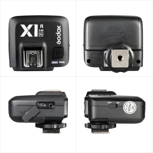 Miniatura 4 de Godox X1N 2.4G Flash inalámbrico solo receptor para cámara réflex digital Nikon (receptor X1R-N)
