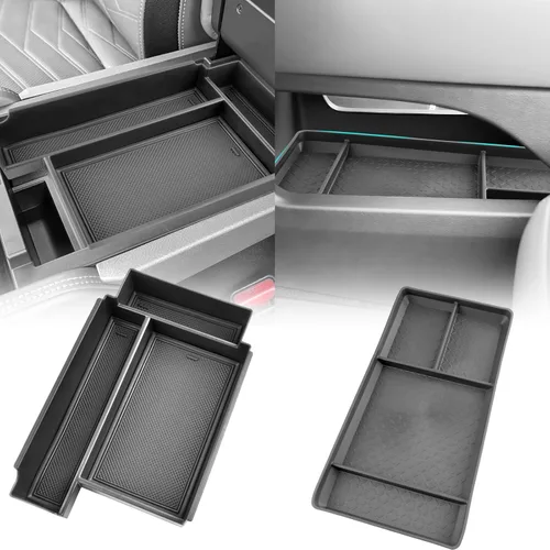 Miniatura 8 de SHAOHAO Bandeja organizadora para consola central Nissan Pathfinder 2025 2026 2022 2023 2024 2025 2026 Pathfinder S/SV/SL/Rock Creek/Platinum Caja
