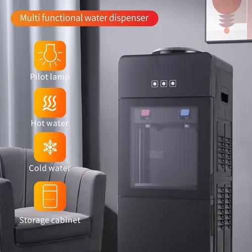 Miniatura 6 de Dispensador de enfriador de agua de 5 galones, dispensador de botellas de agua, enfriadores de agua independientes con bloqueo de seguridad