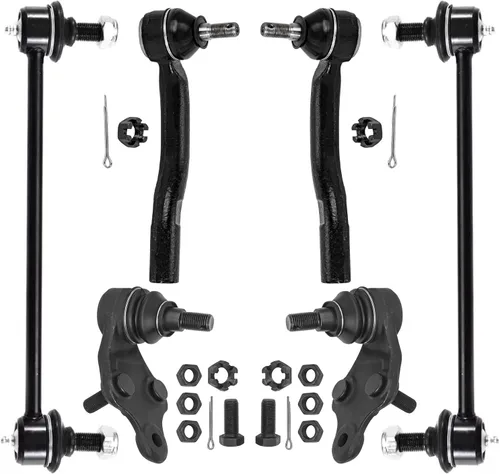 Miniatura 15 de Detroit Axle – Kit de suspensión delantera para Hyundai 2013-2018 Santa Fe 2 enlaces de barra de estabilizador 4 varillas de amarre interiores