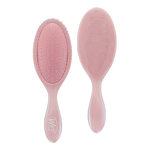 Wet Brush Cepillo desenredante original, mármol natural, rosa polvorienta, peine para mujeres, hombres y niños, húmedo o seco, cabello natural,