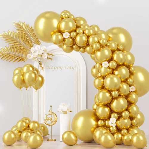 Miniatura 59 de Voircoloria - Globos azul bebé claro, paquete de 66 globos de 12 pulgadas de látex para fiestas para niños y niñas, para cumpleaños, baby shower, 16
