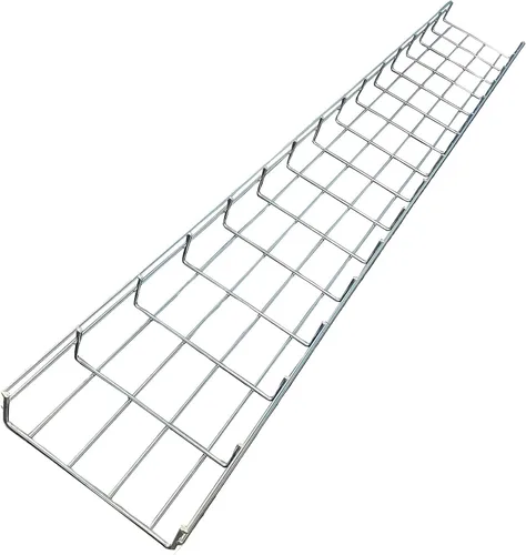 Miniatura 19 de Kable Kontrol Bandeja de cables – 5 pies de largo x 18 pulgadas de ancho x 4 pulgadas de alto – Paquete de 14 piezas a granel – Bandeja de malla