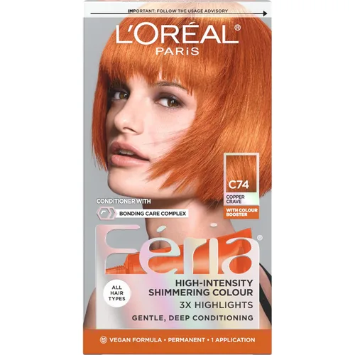 Miniatura 26 de L'Oreal Paris Feria - Tinte permanente multifacético y brillante, 60 Crystal Brown (castaño claro), paquete de 1 60 marrón claro