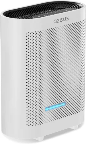 AZEUS Purificador de aire True HEPA GL-FS32 | Sistema de filtración de 4 etapas, funcionamiento ultrasilencioso y sensor de calidad del aire, ideal