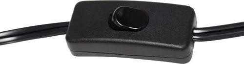 Miniatura 7 de Simple Designs LD1036-CHR Bronson Lámpara de Mesa de Linterna de Hierro Industrial Estilo Antiguo para Escritorio y Mesita de Noche con Pantalla