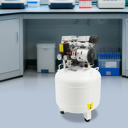 Miniatura 8 de Compresor de aire silencioso de 40 L, compresor de aire médico, sin aceite, portátil, sin aceite, bomba de aire de 110 V, bomba de compresor de aire