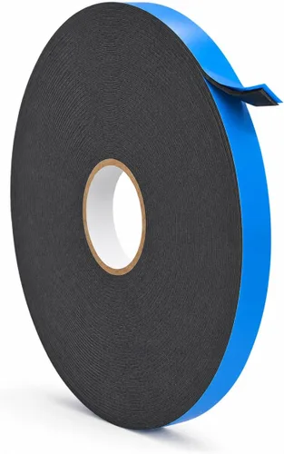 Miniatura 16 de WOD Cinta de montaje de espuma de doble cara, 1/8 pulgadas de grosor x 1/2 pulgada x 75 pies. Resistente a la intemperie para rellenar huecos, Negro