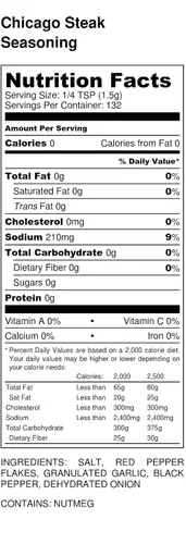 Miniatura 6 de Premium Paquete de 6 variedades de condimento para filetes Condimento para carne de Chicago Condimento canadiense para carne Condimento