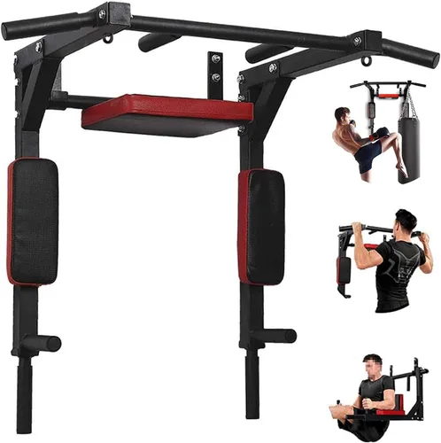 Barra de dominadas de montaje en pared para montar en la pared, barra de dominadas para gimnasio y entrenamiento de la parte superior del cuerpo