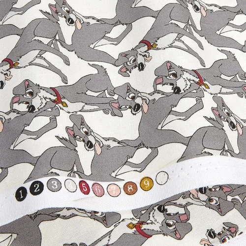 Miniatura 3 de Disney Lady and the Tramp Tramp Stack Cream, Fabric by the Yard