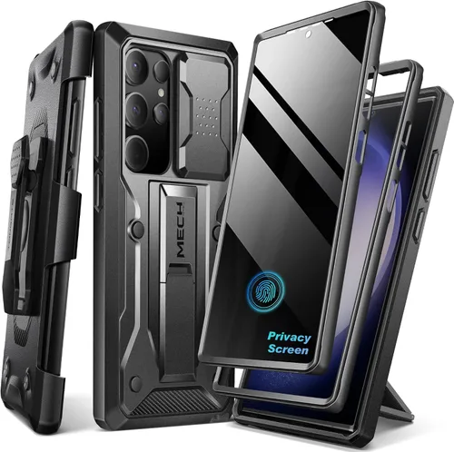 Miniatura 10 de TONGATE Funda para Samsung Galaxy S23 Ultra, [cubierta deslizante integrada para cámara y protector de pantalla] [2 marcos frontales] Funda de grado
