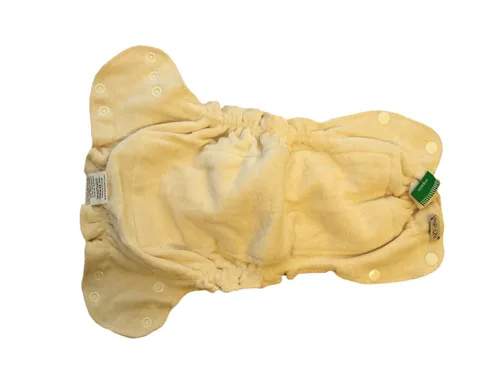Miniatura 2 de 100% algodón orgánico paño pañal pañales pañales pañales botones Terry Eco, S, Beige