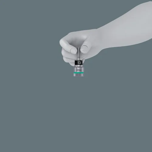 Miniatura 10 de WERA 05004203001 8790 HMC HF 1 Zyklop Juego de zócalos con accionamiento de 1/2", con función de sujeción, 10 piezas
