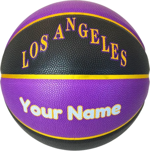 Miniatura 5 de Balones de baloncesto personalizables, personaliza el nombre, logotipo, texto, fotos en baloncesto, tamaño oficial 7 (29.5 pulgadas), regalos